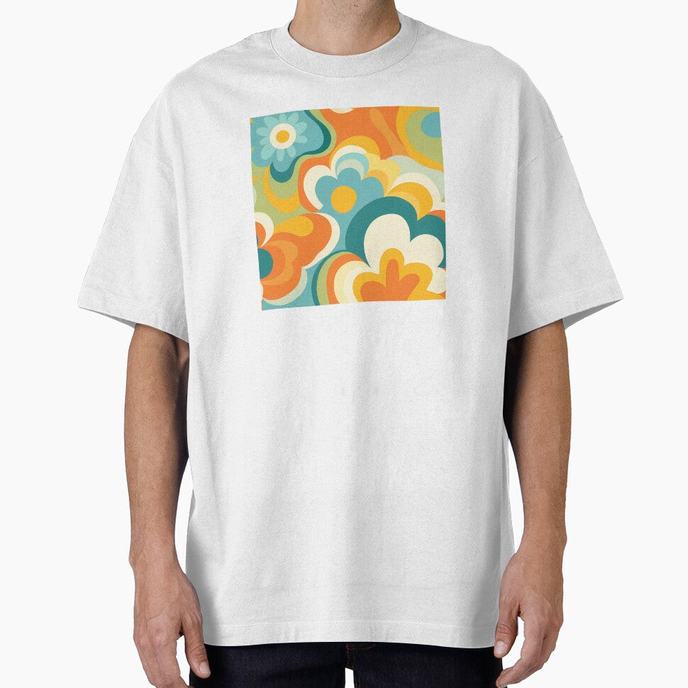 Groovy 70's Theme Pattern #5 by CareToCanvas