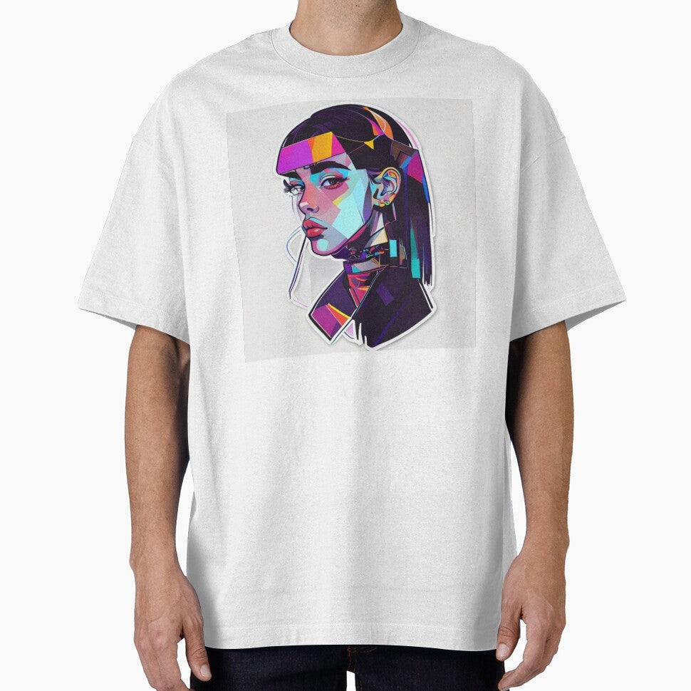 Y2K Cyber Girl - 2000s Retro Internet Aesthetic Sticker Design by Aditya Andri Purnama