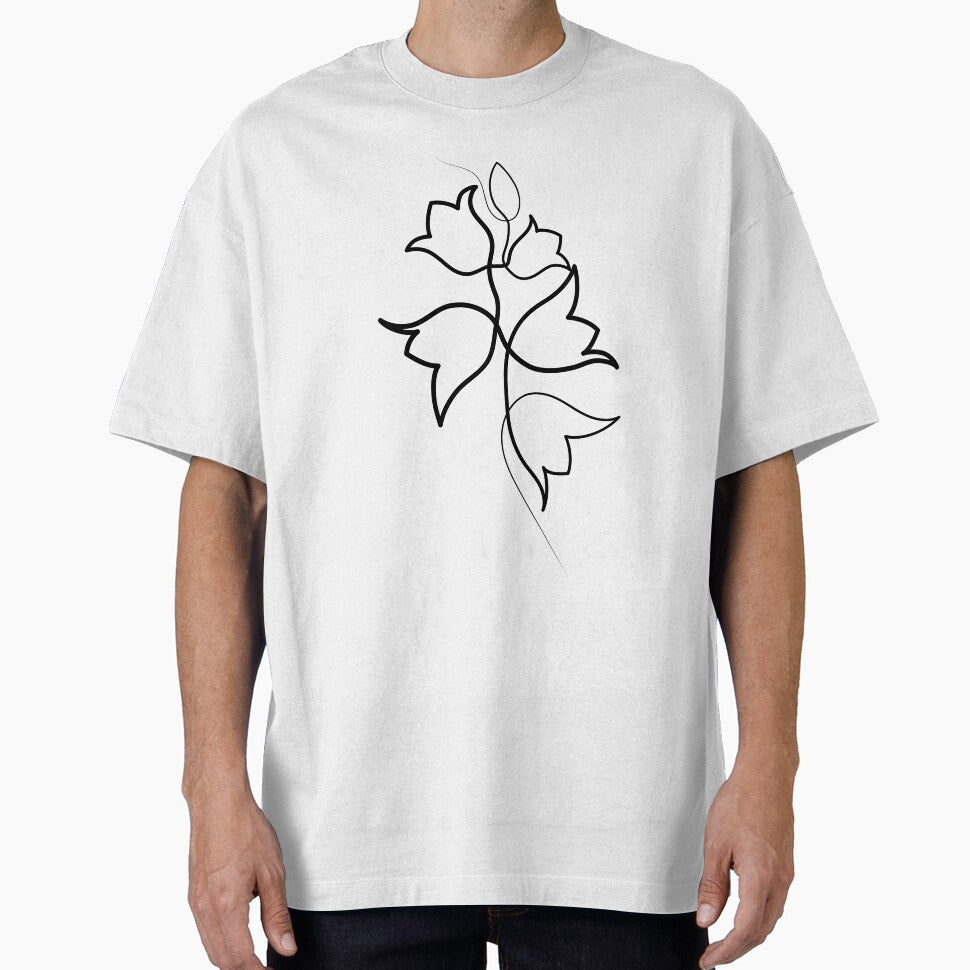 Bluebell Flower Minimal art | One Line Drawing | One Line Art by One-Line-Artist