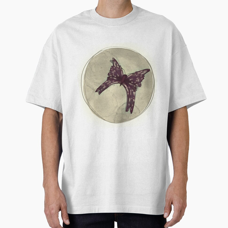Butterfly in front of moon by hayden-elise
