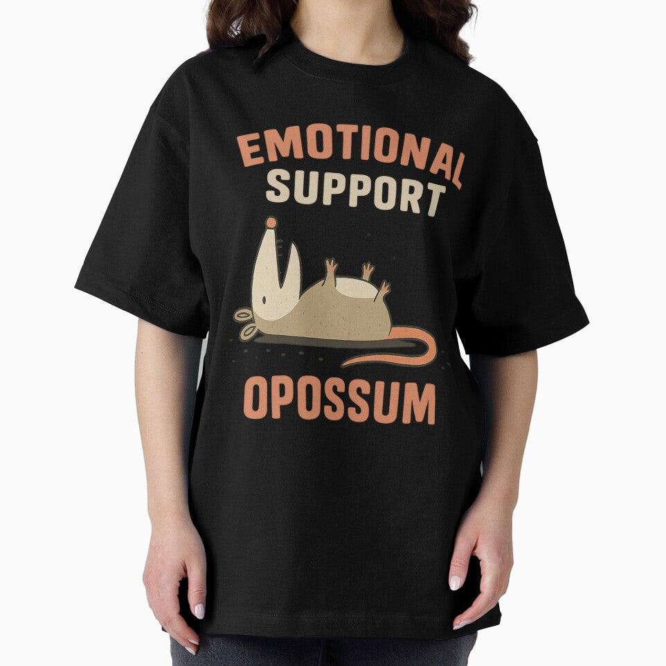 Emotional Support Opossum Small Illustration by haitrieuic96