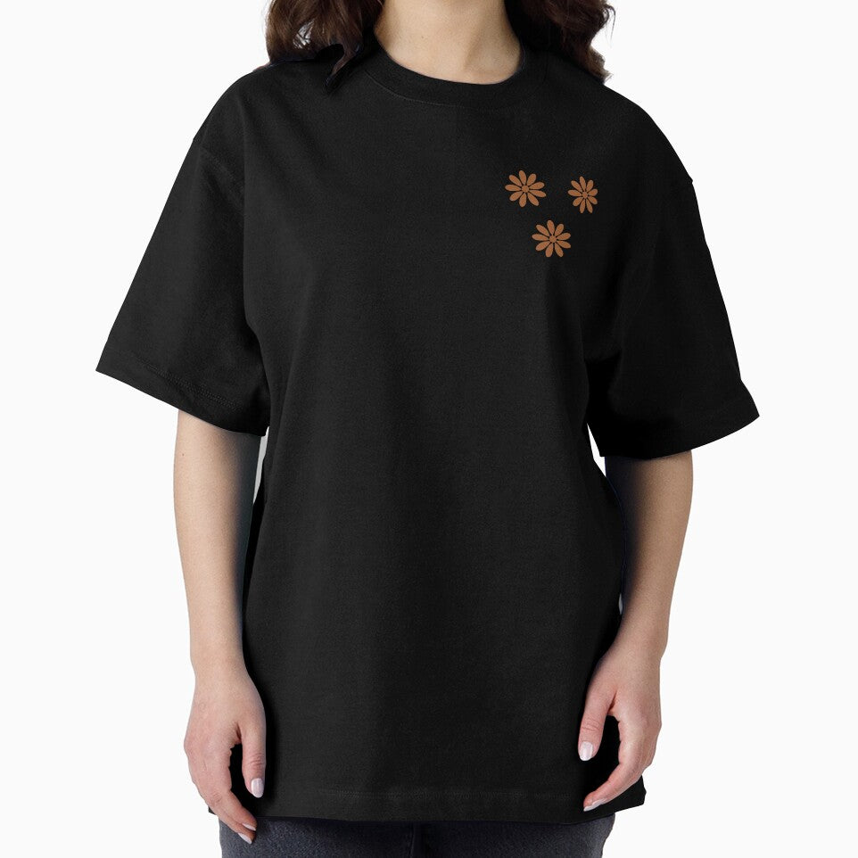 Stylized Minimalist illustration of three brown flowers by MagicMaker1984