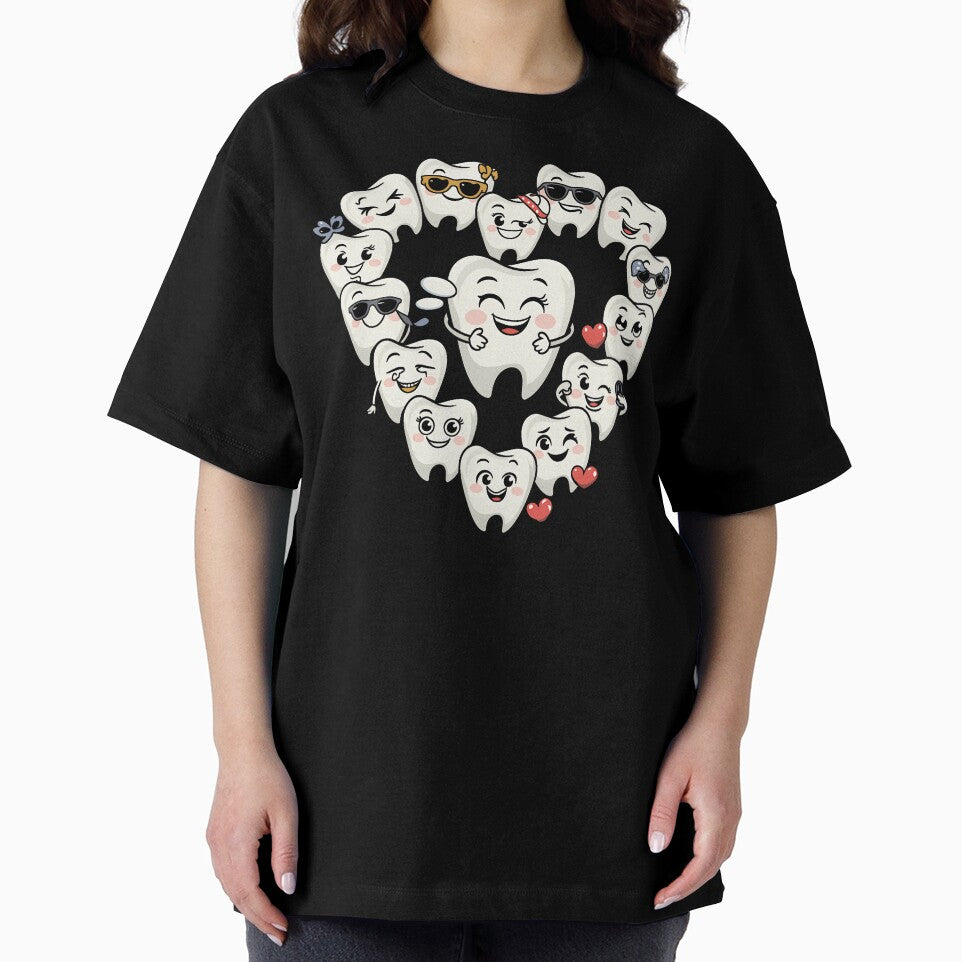 Cute Tooth Cartoon Valentine Dental Hygienist by MavisJoseph