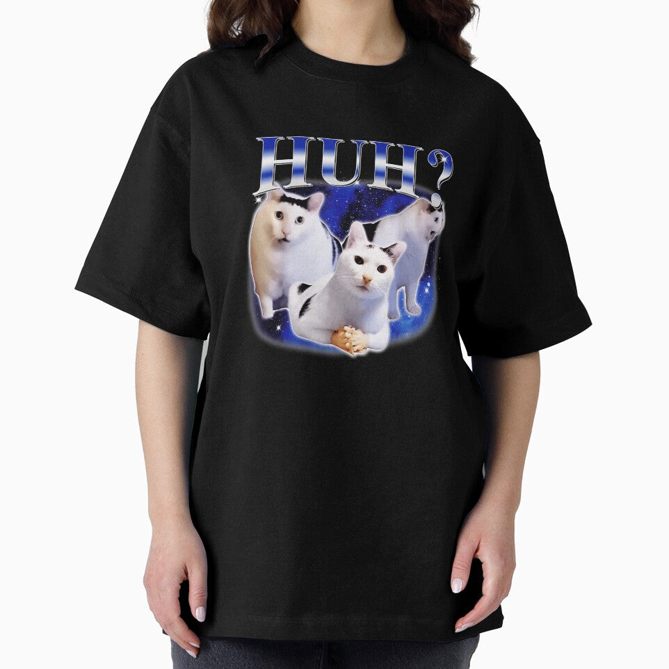 Huh Funny Confused Cat Meme by tadmercado