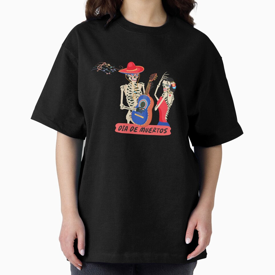 Dia De Muertos Skeleton Couple - Traditional Mexican Fiesta Art by thazinart