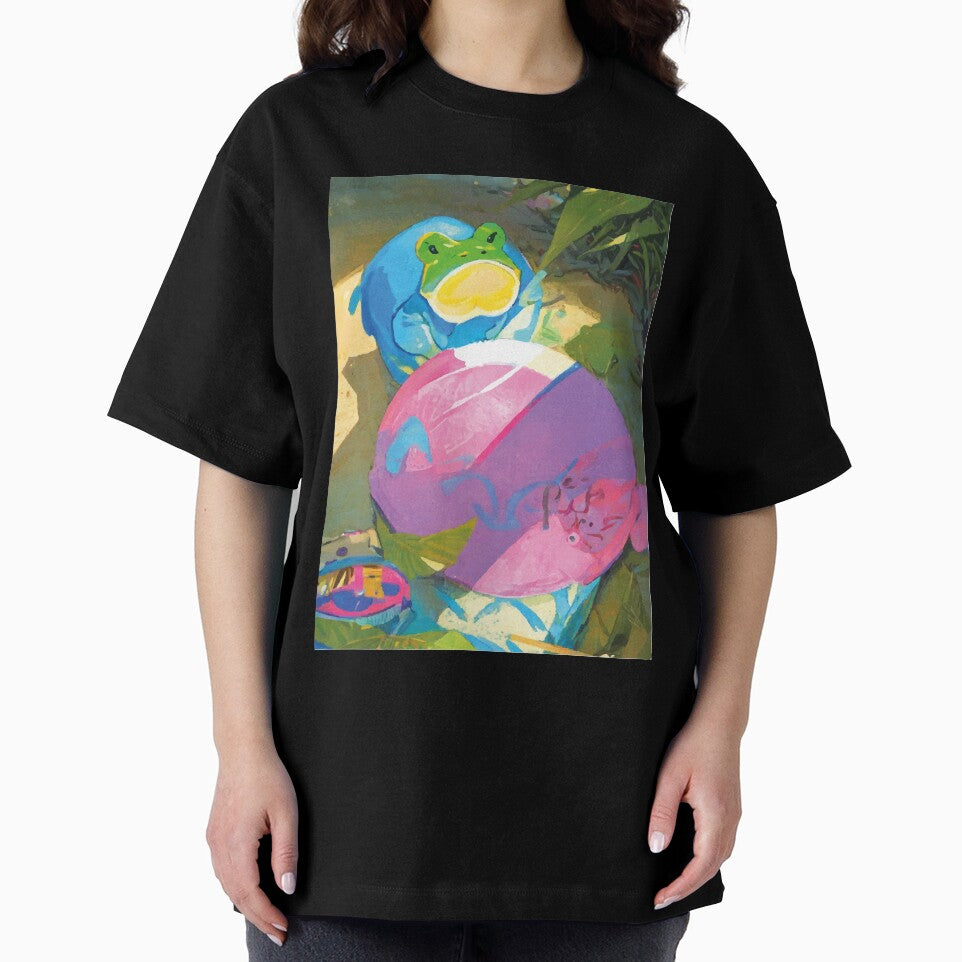 Frog watercolor illustration by sobbing-lola