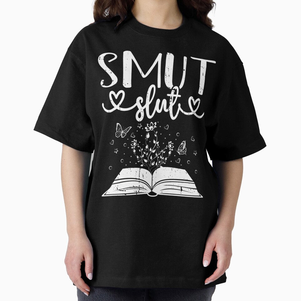Smut Slut Funny Romance Book Lover Reading Reader by KristinTara