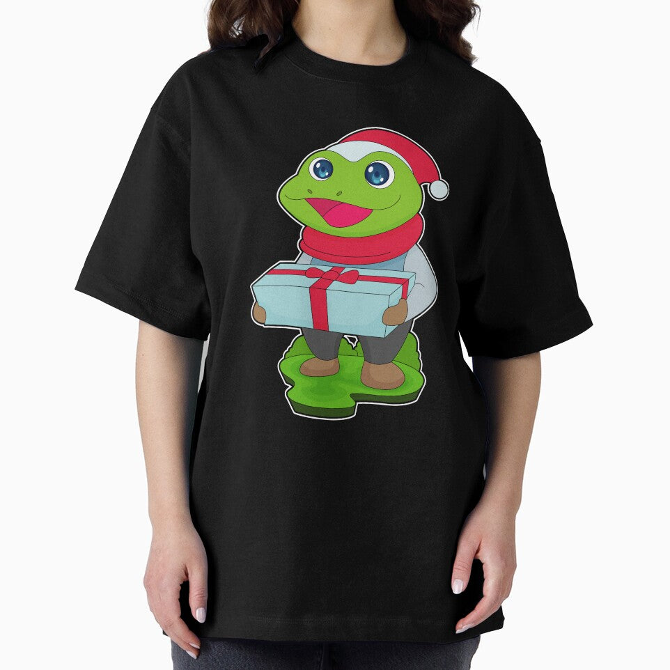 Frog Christmas Package by Snabdesign84