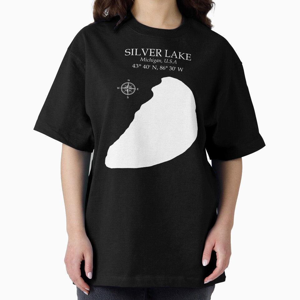 Silver Lake Michigan Dunes Life | MI Lake Coordinates Souvenir Gift by Chilly Lizard