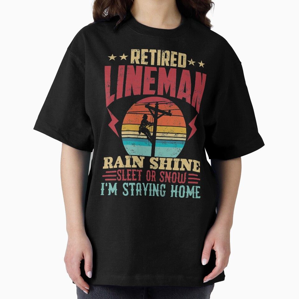 Funny Retired Lineman For Retirement by allsquarestudio