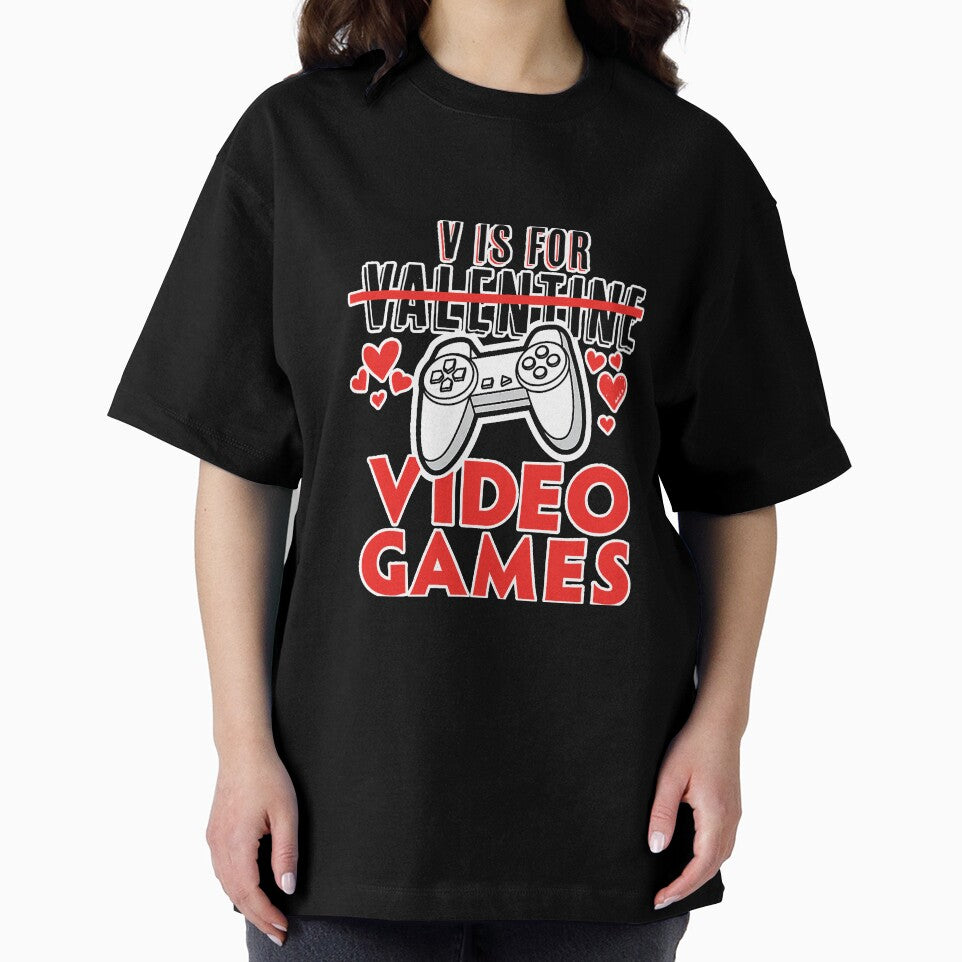 V Is Video Games Funny Valentines Day by unassertive19