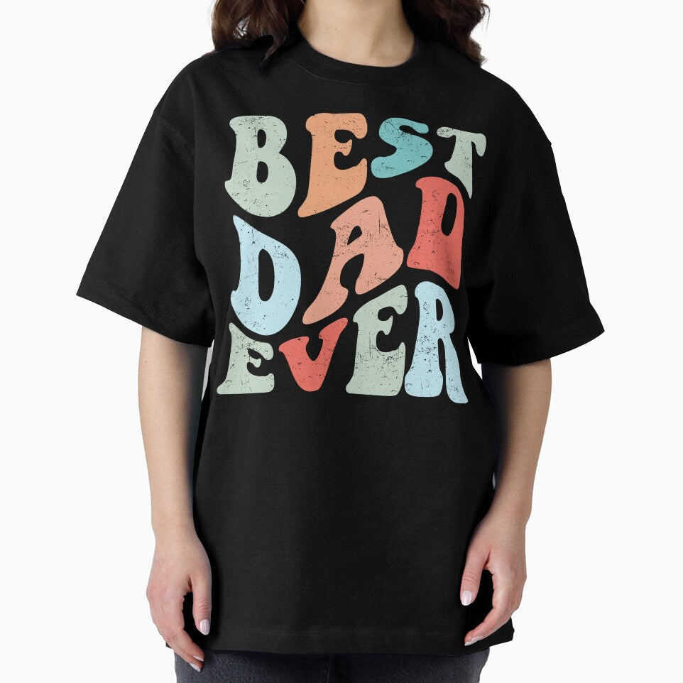 Best Dad Ever Father's Day Groovy Men Daddy by ambaart