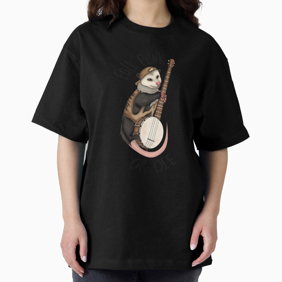 Folk Punk Or Die- Banjo Opossum by Kaleighcormack