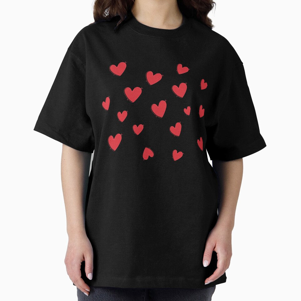 Red Hearts by PatternInArt