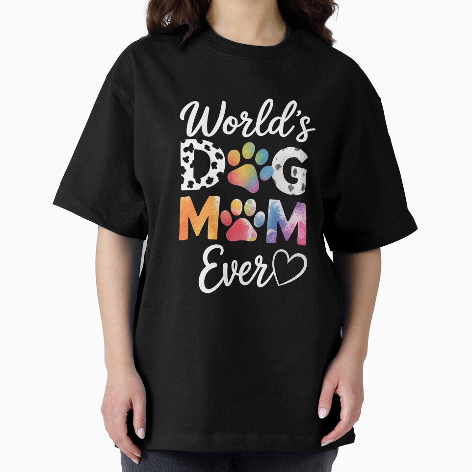 Pet-Loving Mom on Mother's Day World's Best Dog Mum by repconomArt