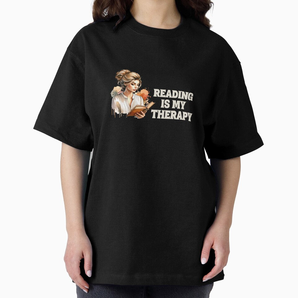 Reading Is My Therapy - Book Lover Gift by MyCozyCorner24
