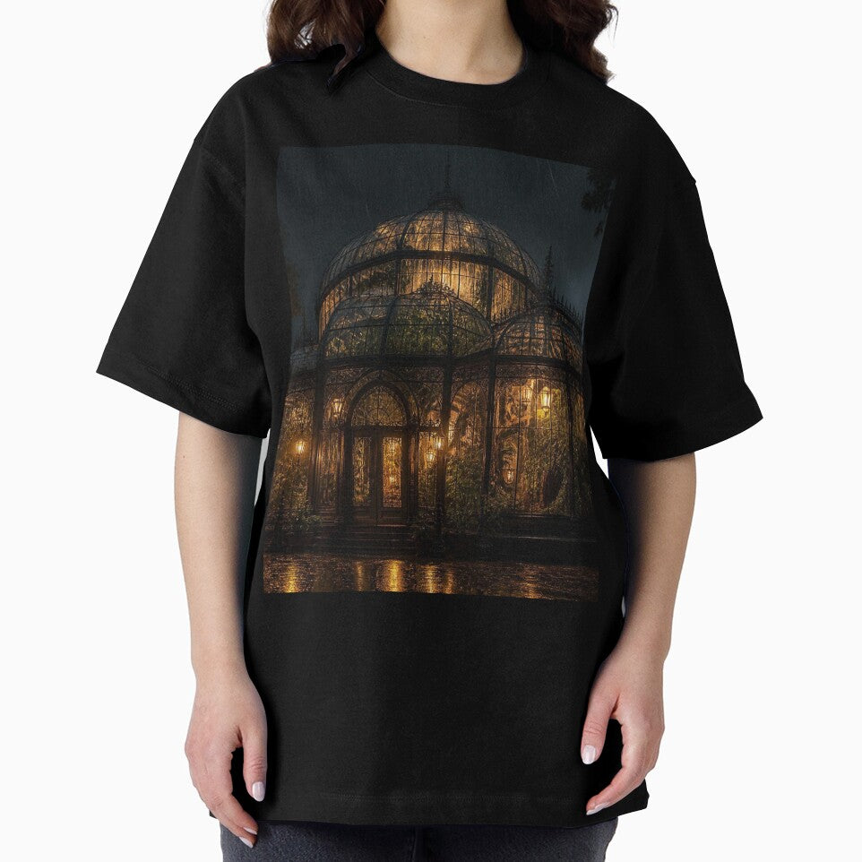 Gothic Greenhouse Conservatory Midnight Rain by LazyDayzCo