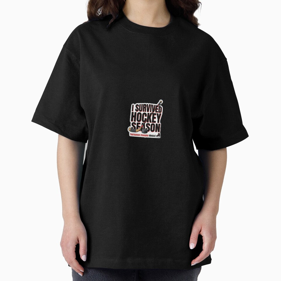 I Survived Hockey Season Funny Design by DanishDesignCo