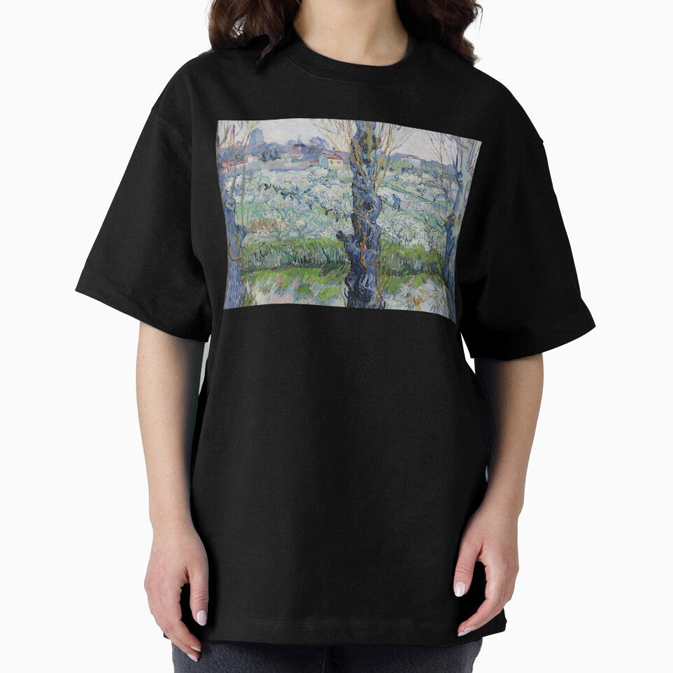 View of Arles, Flowering Orchards by amonarte