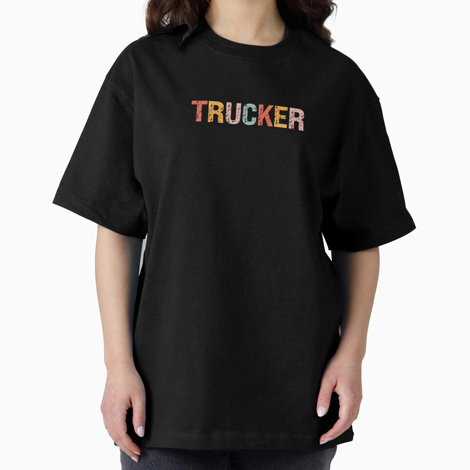Colorful Trucker Text by kelvinmunene13