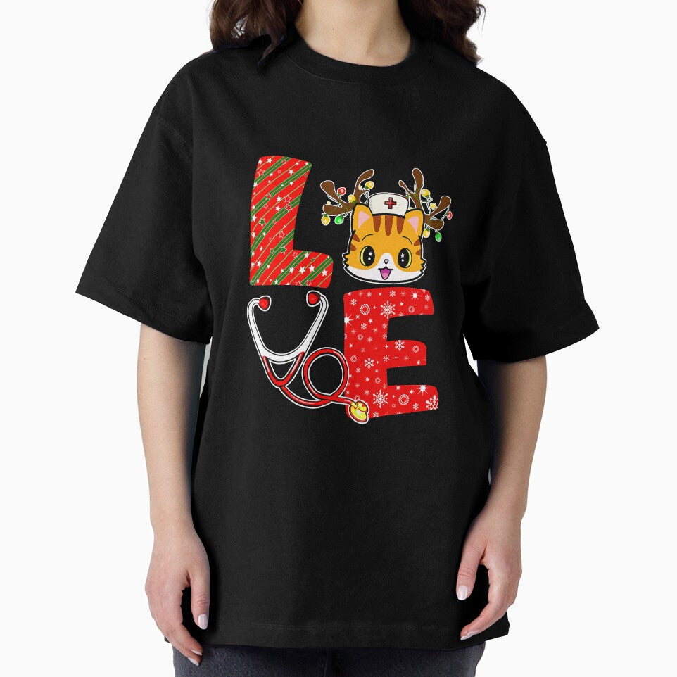 Christmas Nurse Love Cat Lover Santa by reyeskhan79
