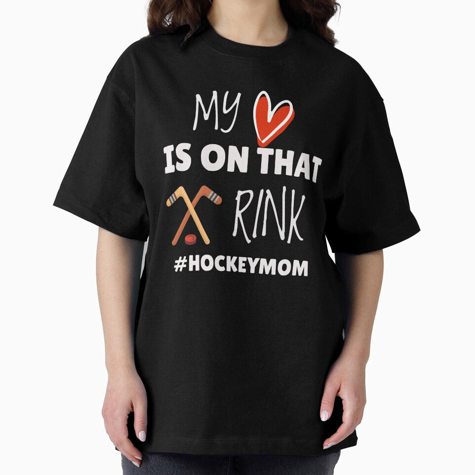 My heart is on that rink hockey mom shirt,  Hockey gift, Hashtag hockey mom shirt,  Hockey mom life, Hockey fan,My heart is on that rink hockey mom mask, hockey lovers by T. MINISTRY