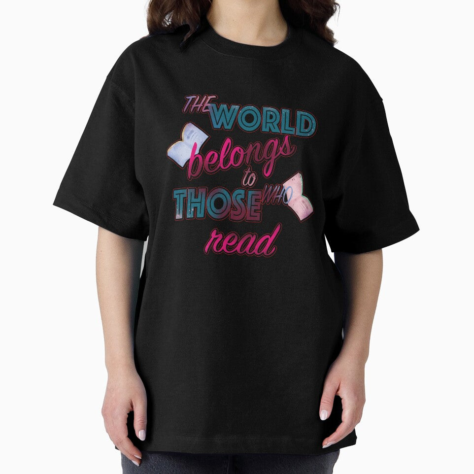 The World Belongs to Those who Read Purple Blue by Sunmoonlove