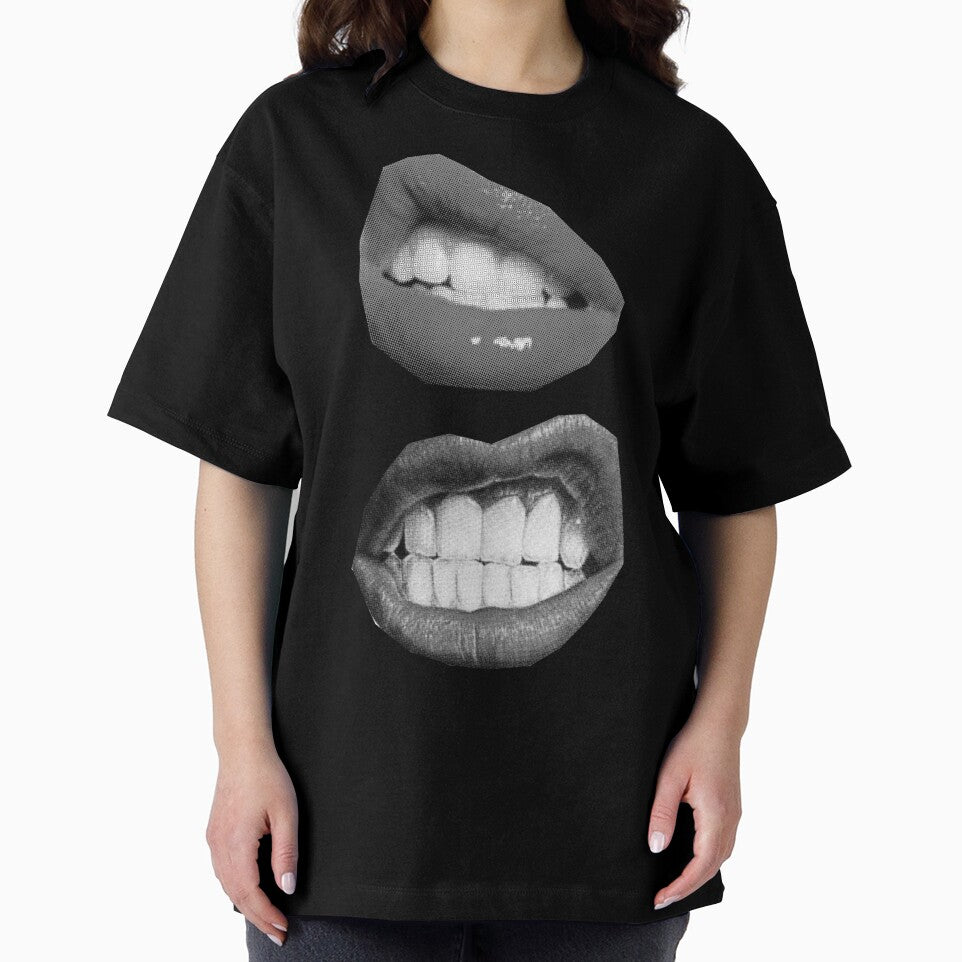 Aesthetic lips t-shirt by patridesign