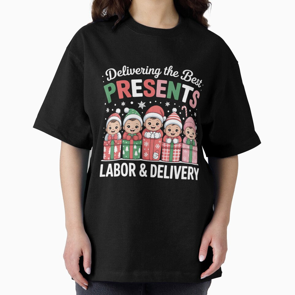 Labor Delivery Nurse Christmas Xmas by khorbiasieno
