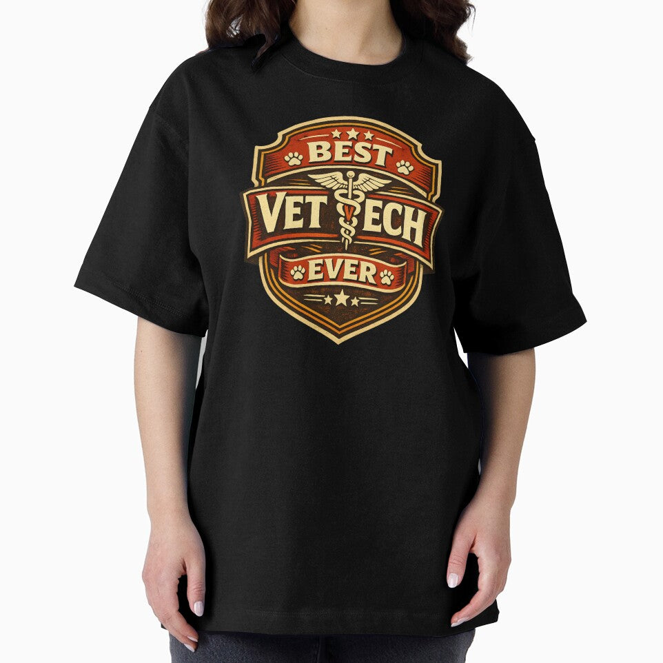 Best Vet Tech Ever | Vintage Veterinary Technician Design by CottonFirst