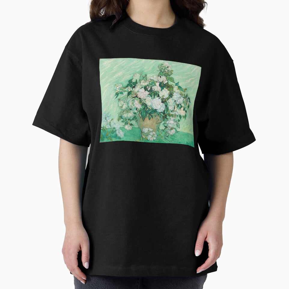 Vase with Pink Roses by Van Gogh by KAI-Studio
