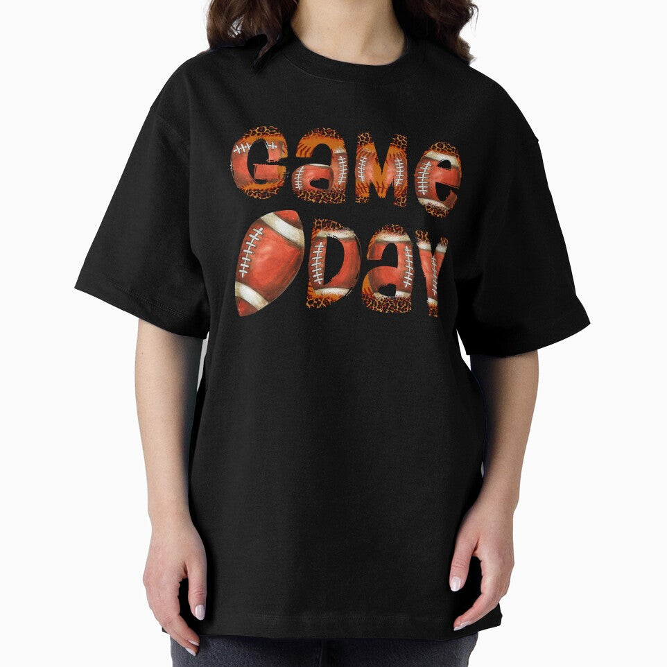 Game Day Football Sublimation,  Football Leopard Letter Png, Football Png, Football Game Day Sublimation, Football Png, Football Leopard Png by Peerda