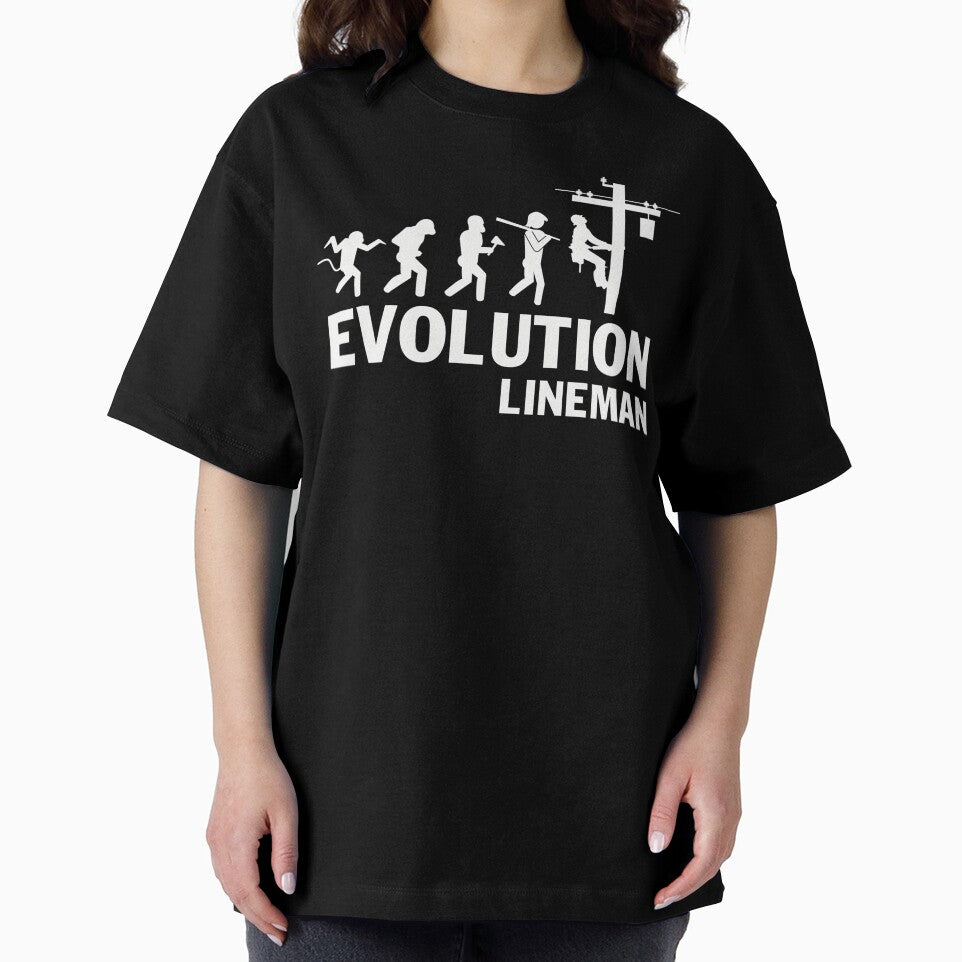 funny evolution lineman by BrennaEirlys