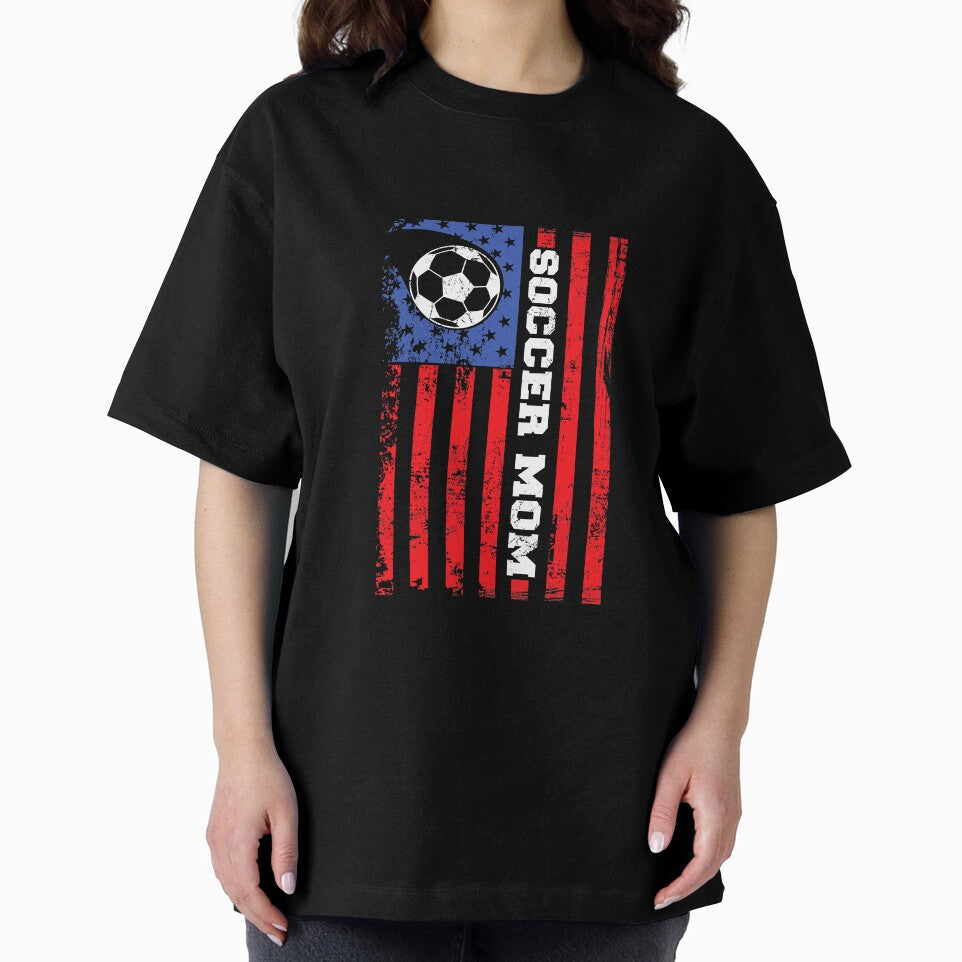 Soccer Mom Usa Flag All American by BundlerVq