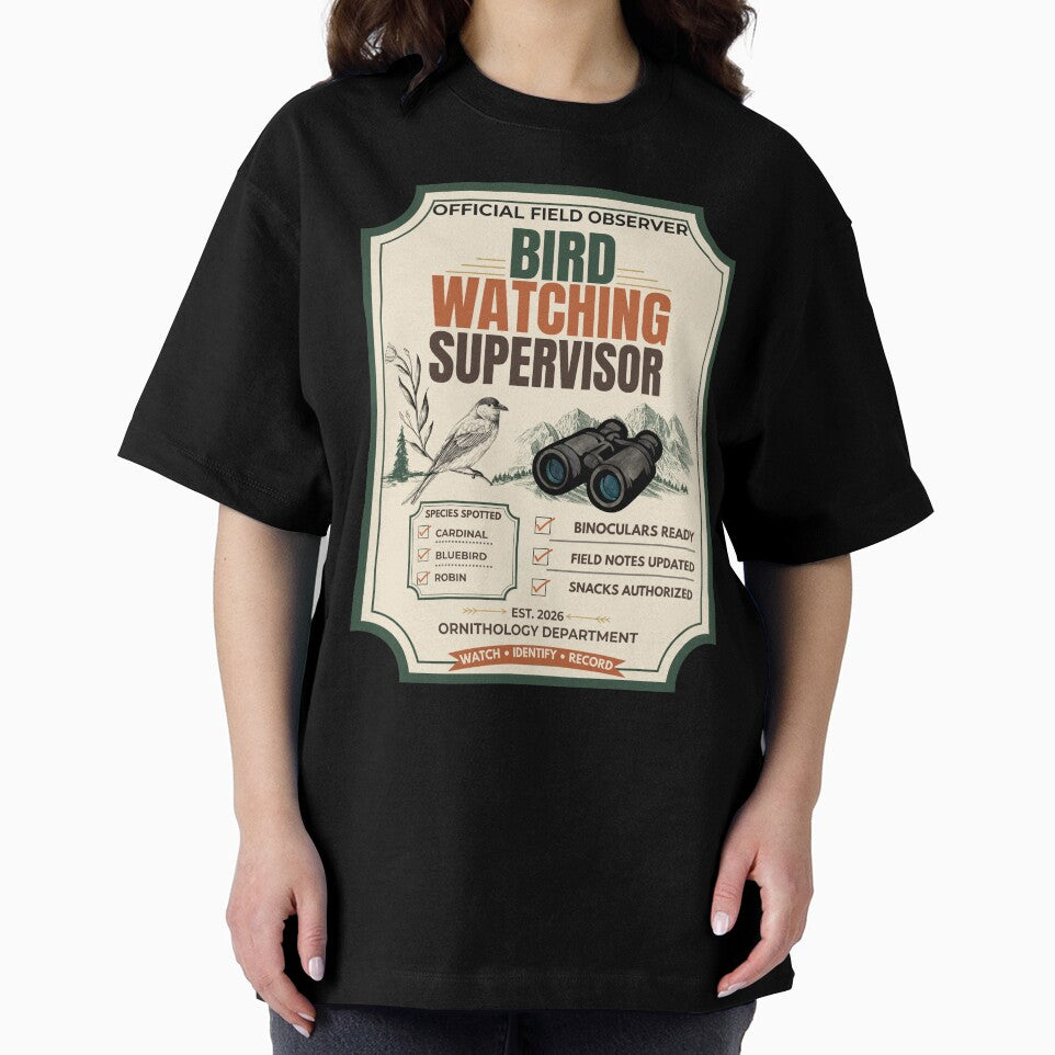 Official Bird Watching Supervisor Funny Design by Uvclick