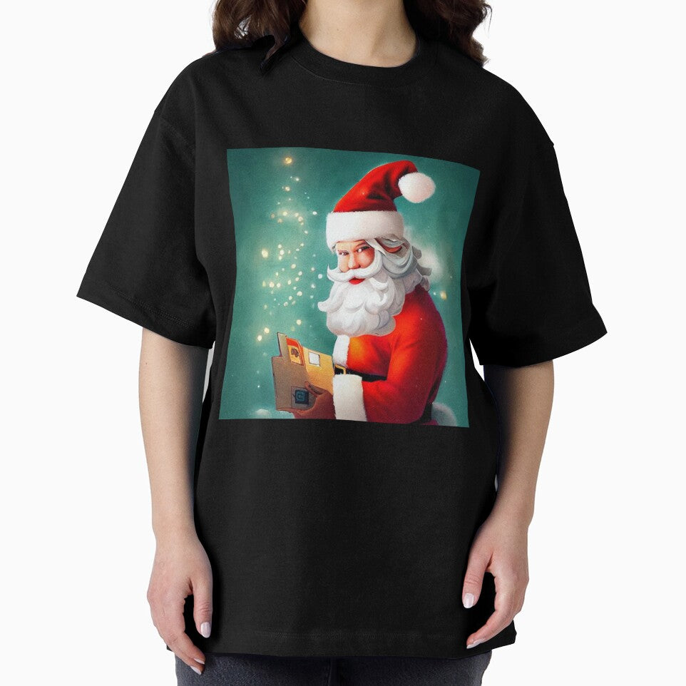 Papa Claus,Abstraction santa claus, painting funny kawaii and white beard by ValleyDream