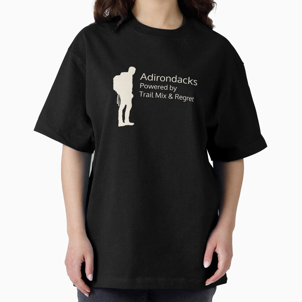 Adirondacks. Powered by Trail Mix & Regret T-shirt by JZU POD