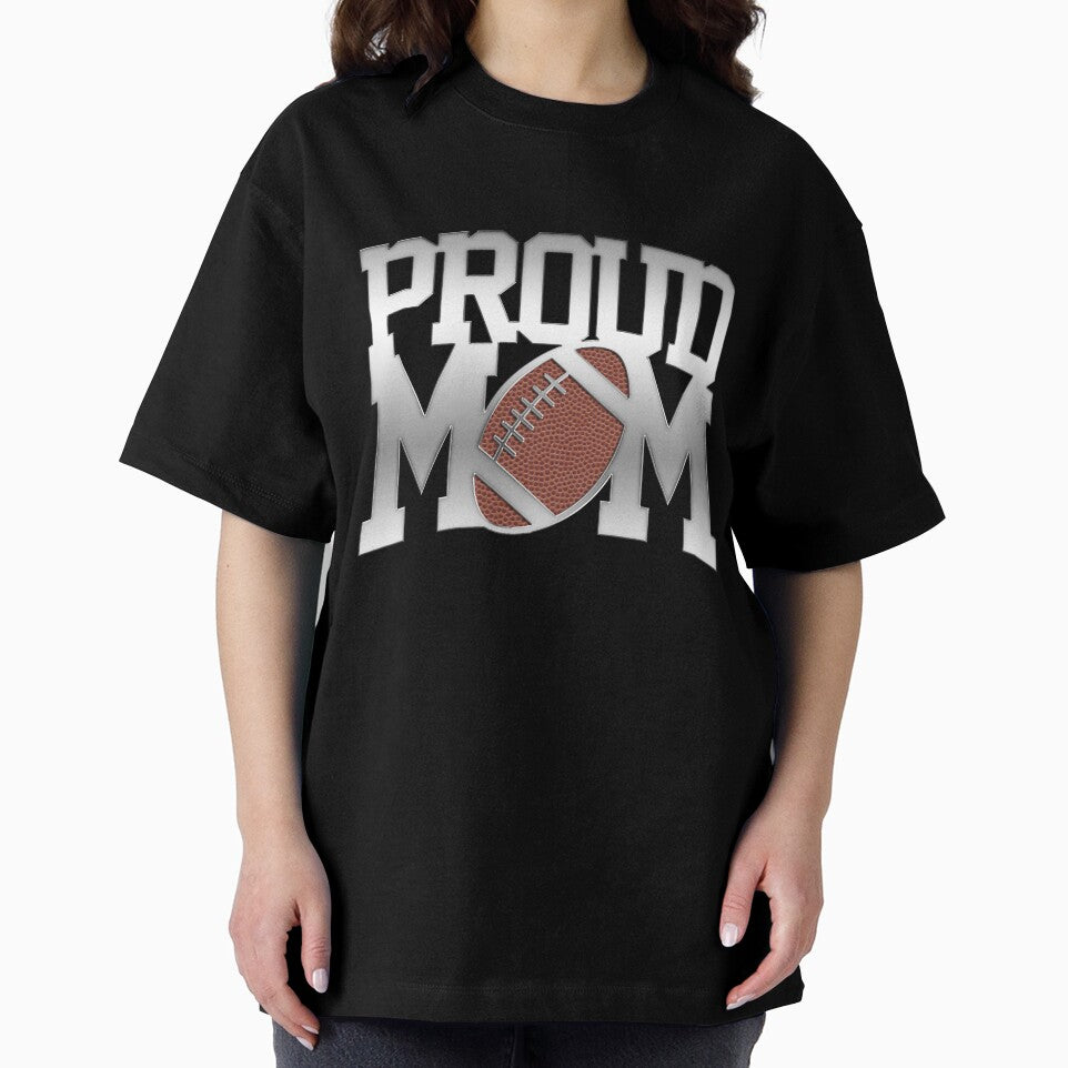 Proud football mom gift shirt awesome design cool quote fun by djpraxis