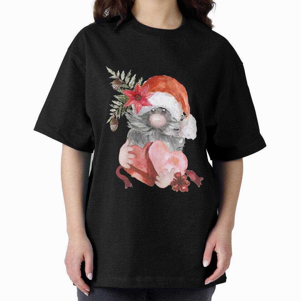 Christmas gnome.Watercolor Santa Claus gnome.Christmas elf by Marina Braga  Artista en acuarela y diseñadora gráfica