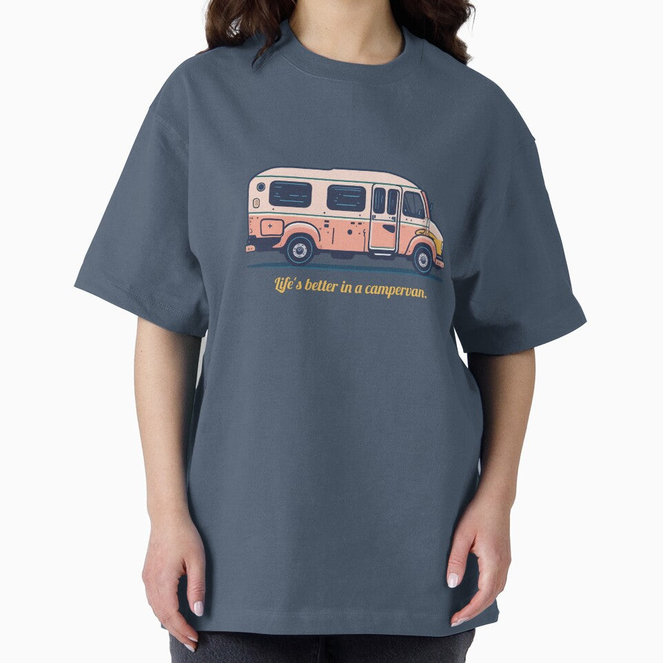 Life's Better in a Campervan - T-Shirt Design by Mark Harrop