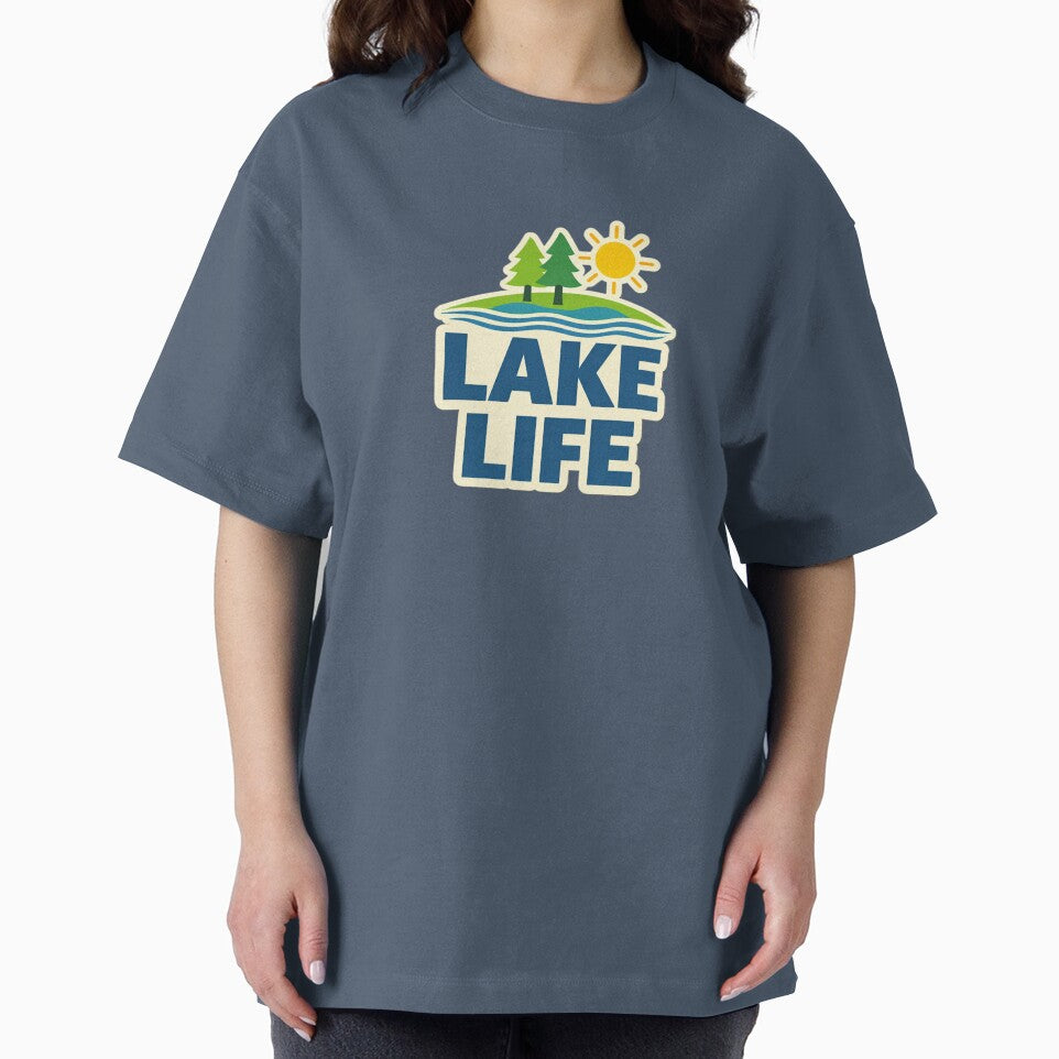 Lake Life Summer Badge – Bright Cottage & Cabin Vibes Design by EastEndTownie