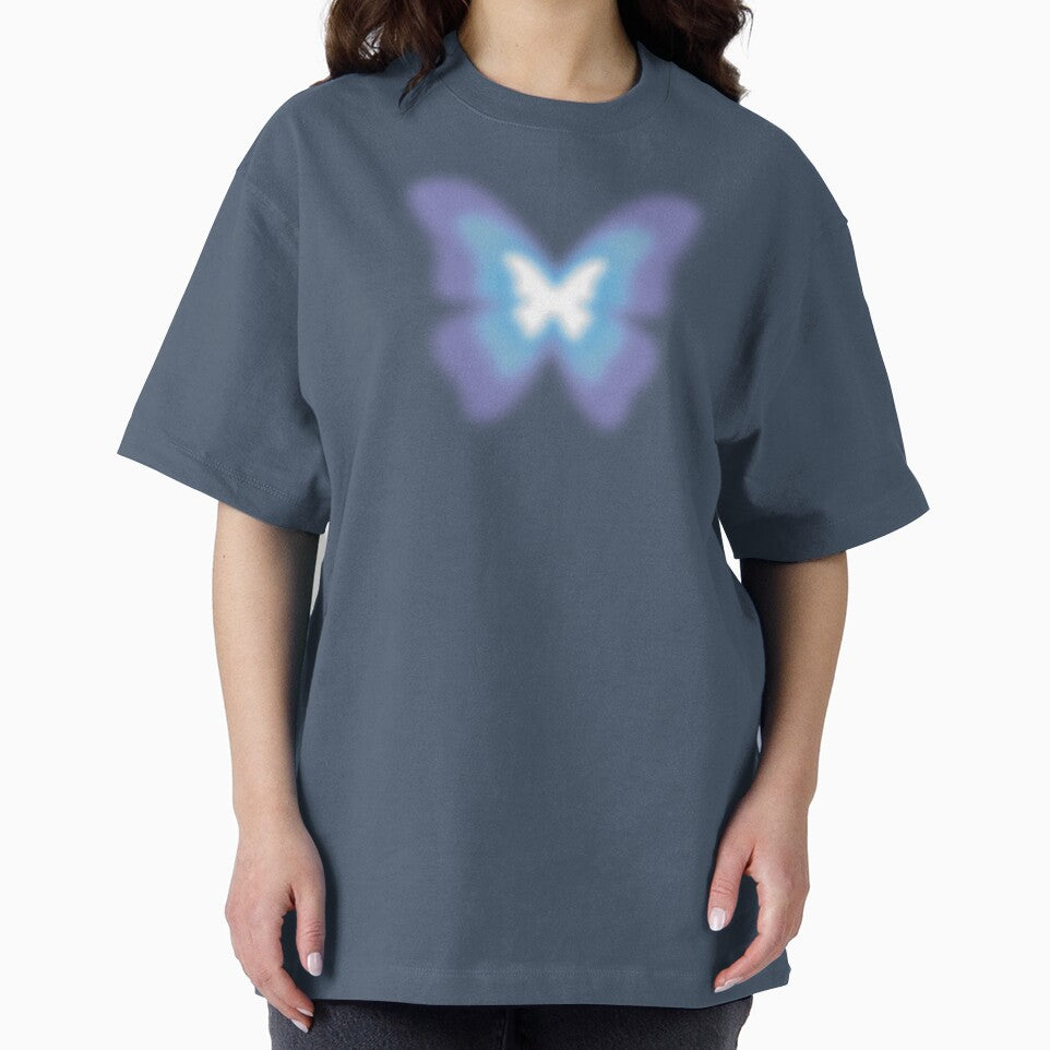 Y2K Blue Butterfly by xWiseGirl