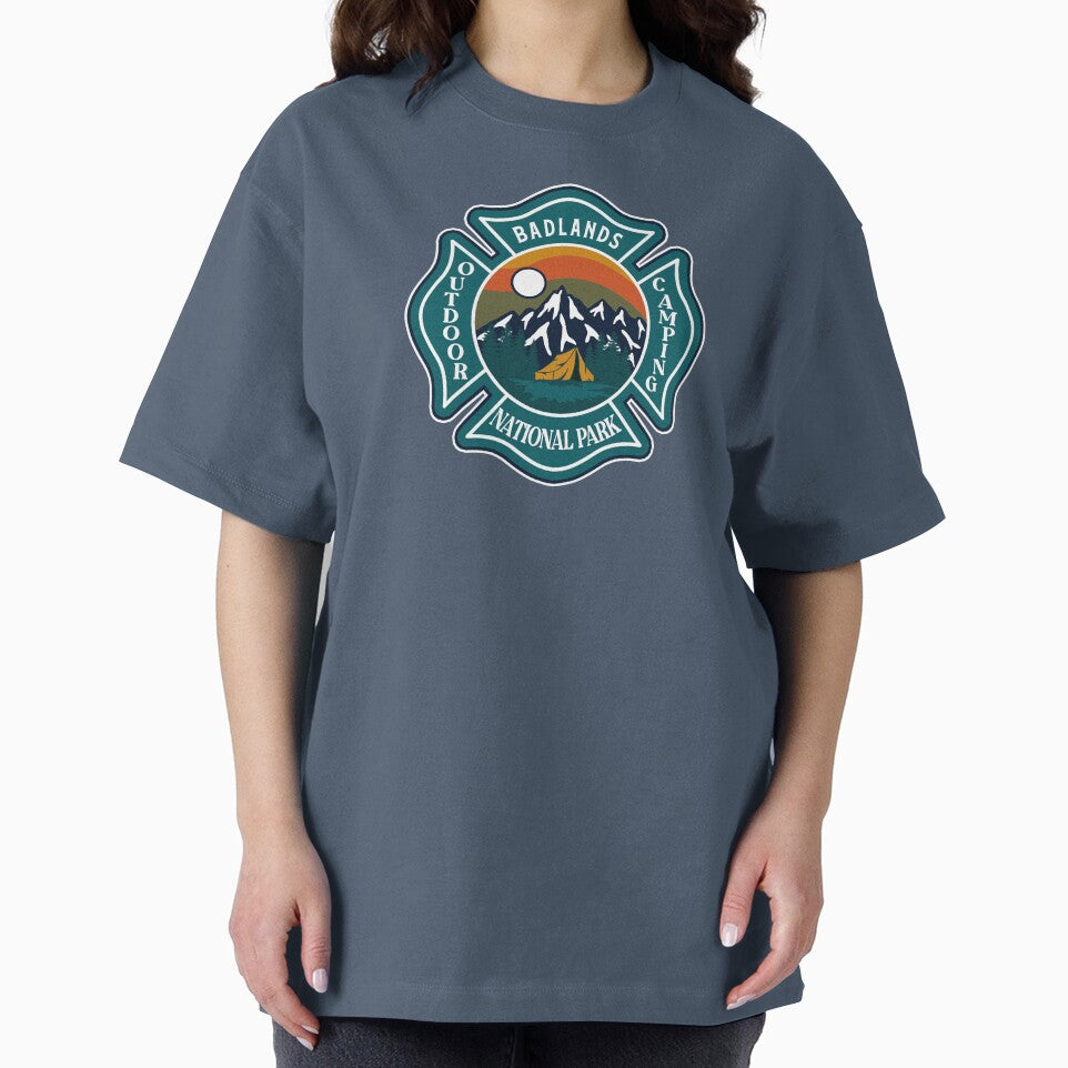 Badlands National Park-Vintage by graphic-map