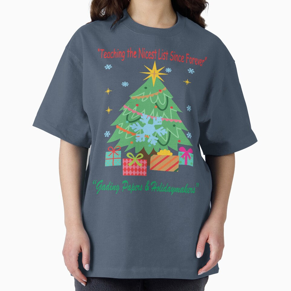 Teaching The Nicest List - Teacher Christmas Humor by Pansies1