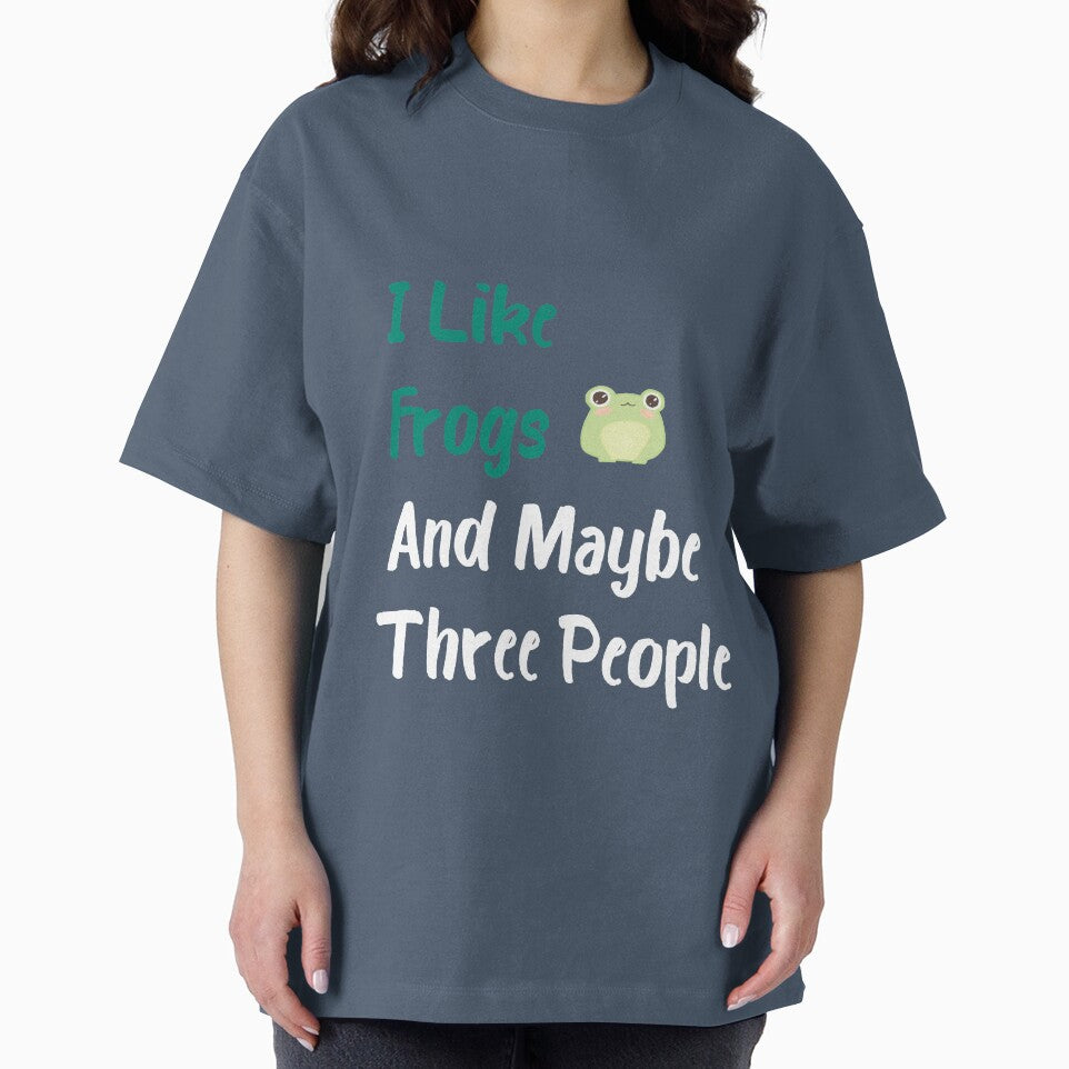 I Like Frogs And Maybe Three People, funny frog lover, gift for gift lover by youfteen