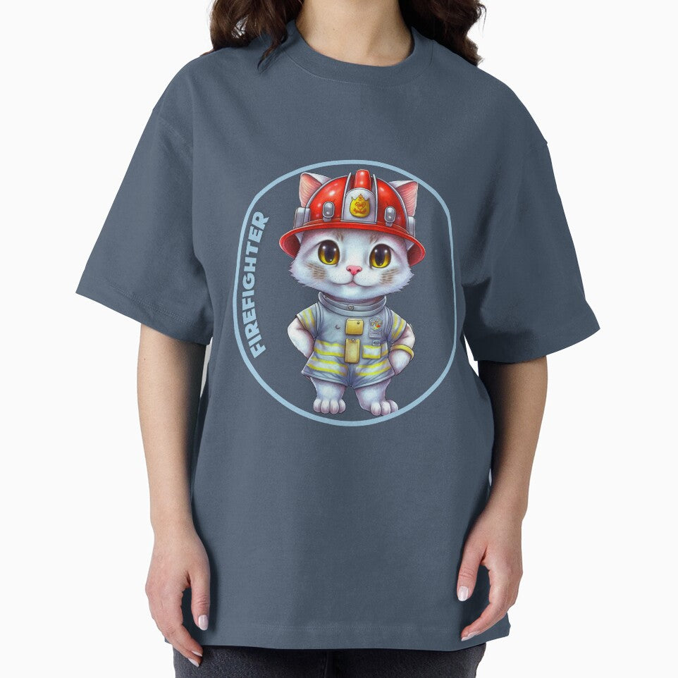 Firefighter, sweet cat by HarriPaloma