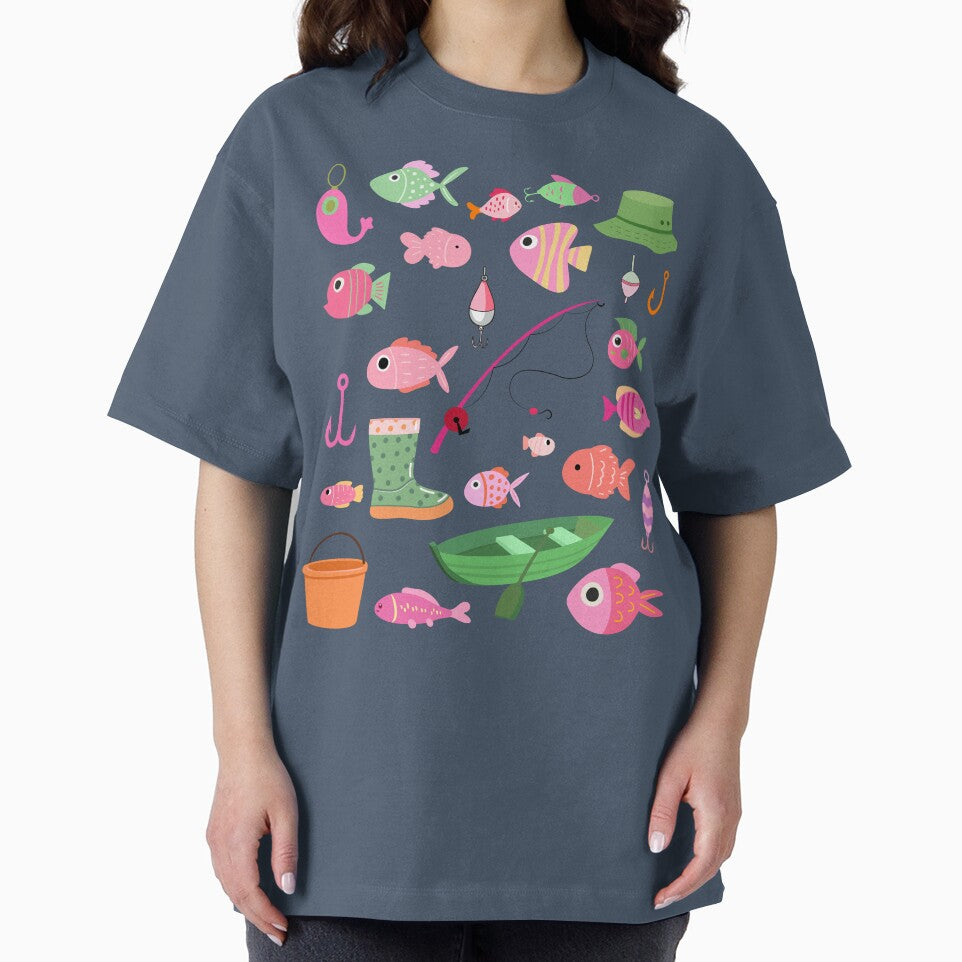 Pink Fishing Girly by AnulaArt