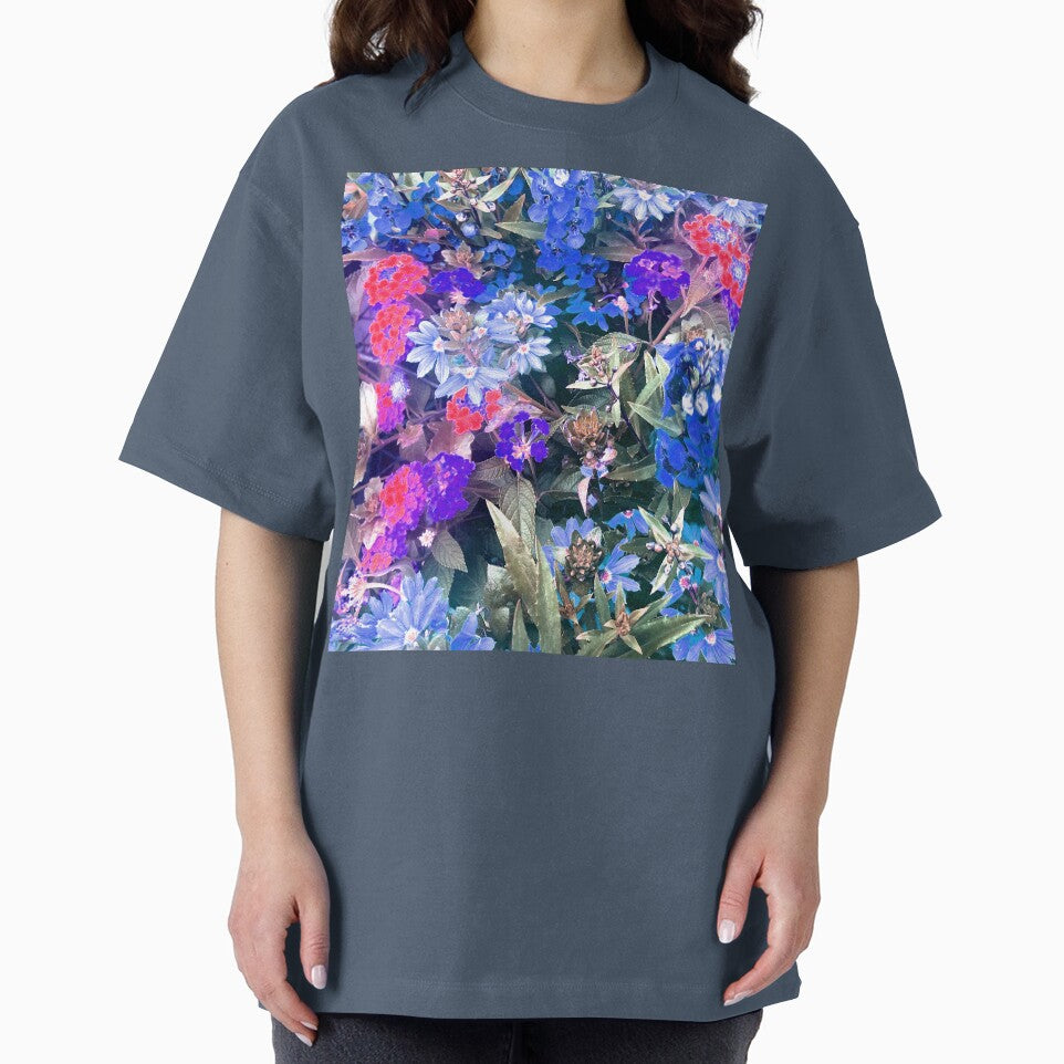 Blue Purple Pink spring flowers by iritof
