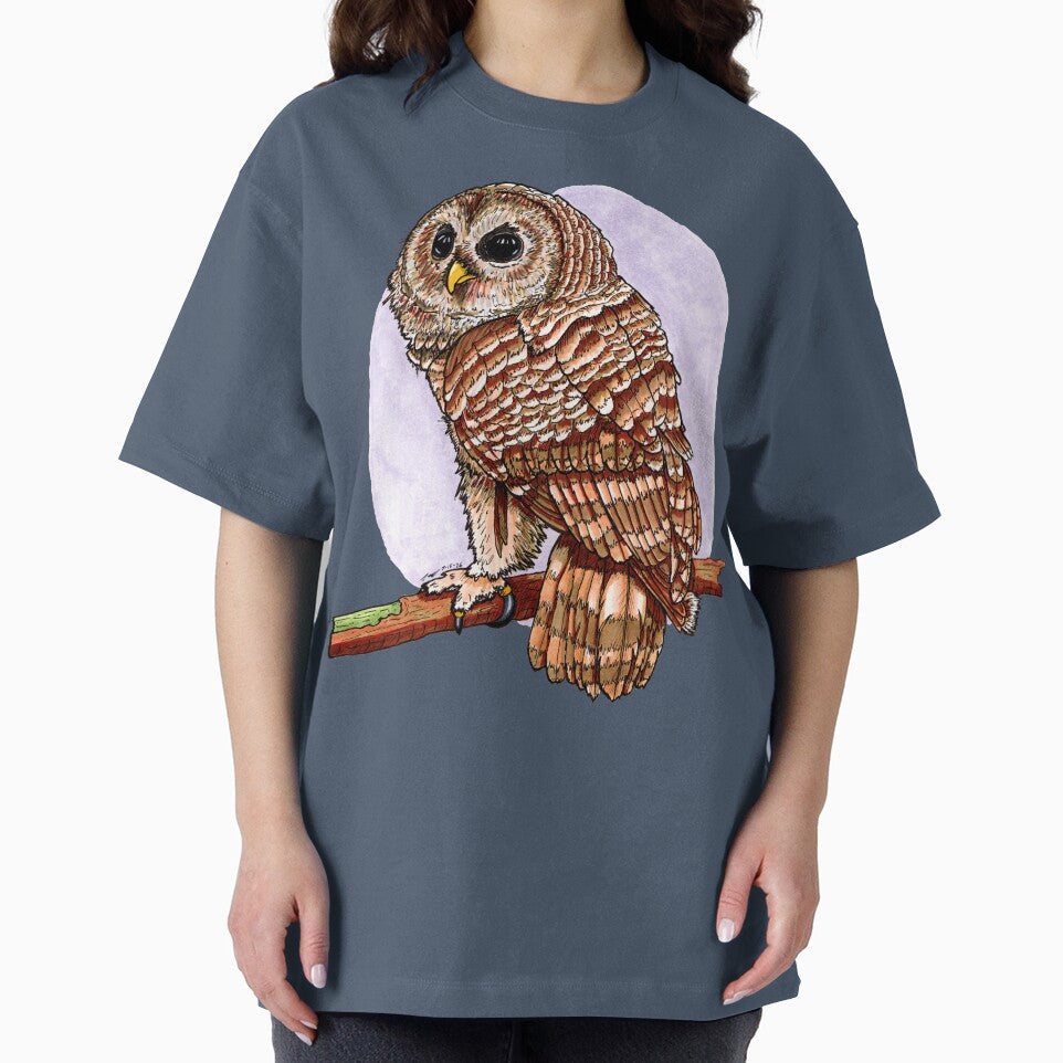 Barred Owl - Hand Drawn Gifts for Bird Lovers by Drawn-To-Nature