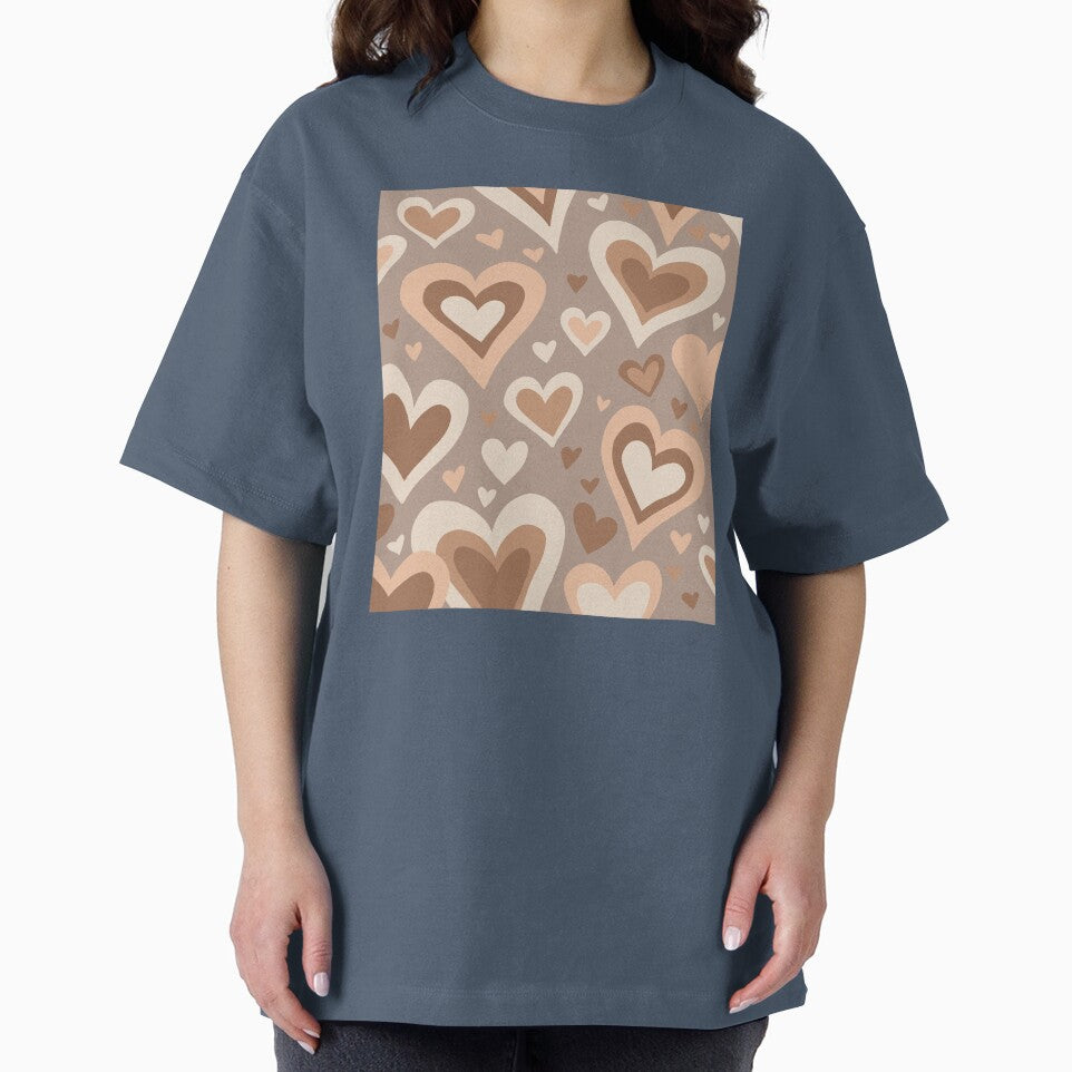 Neutral Tone Heart Pattern by PepperLime
